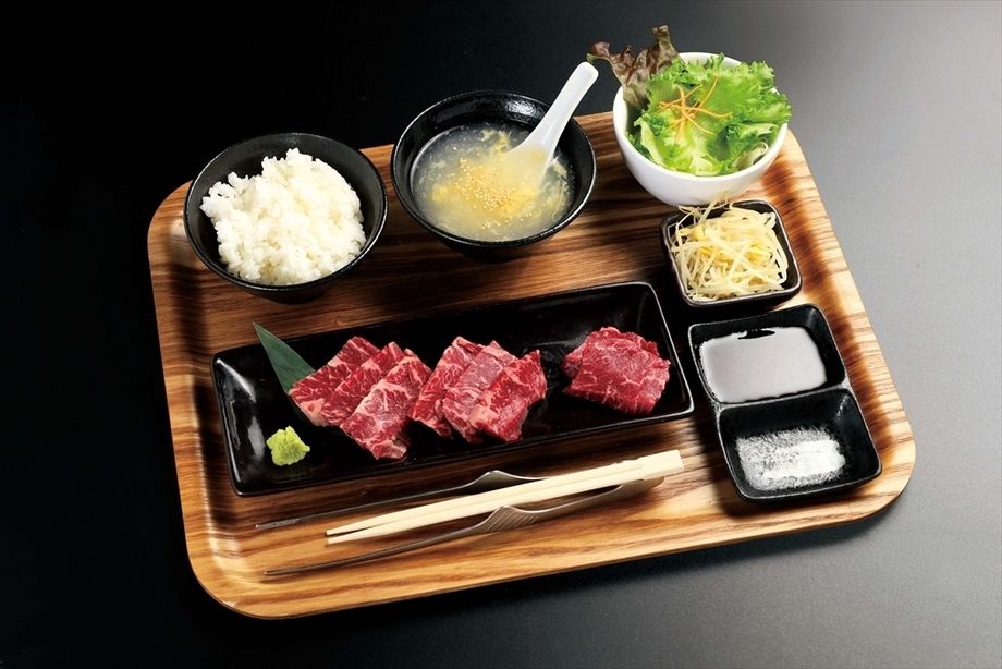 牛こだわりのハラミランチ