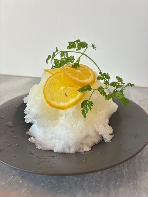 かき氷　はちみつレモン