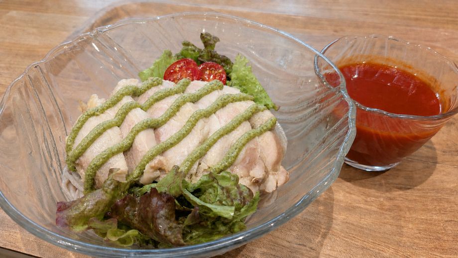 イタリアン風冷やしトマトそば
