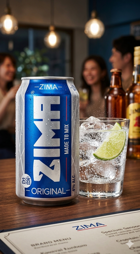 伊太バル1人1500円以上の方限定 100円ZIMA(缶)