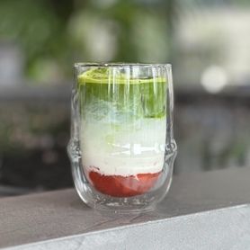 抹茶ストロベリーラテ（ICE）