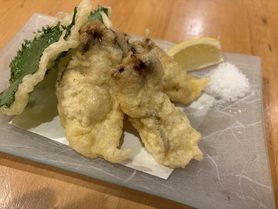 ・牡蠣と大葉の天ぷら