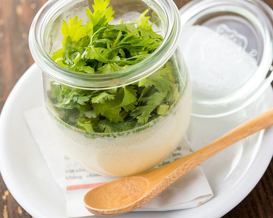 パクチー茶碗蒸し（500）