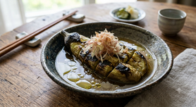 【✨数量限定✨】カツオの出汁とオリーブオイルの冷やし焼きナス