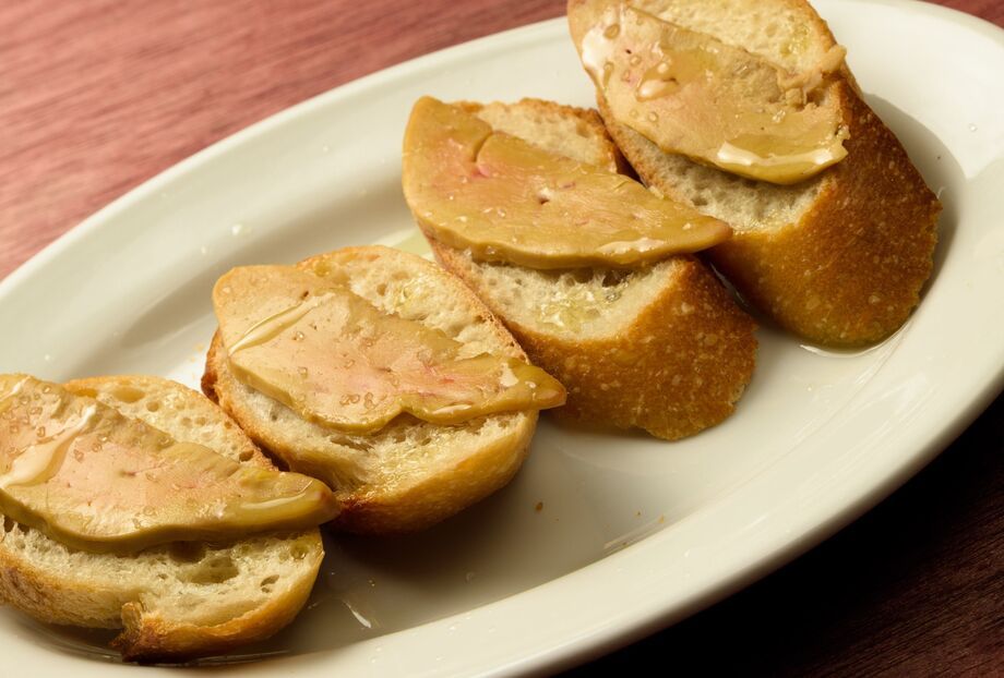 生フォアグラトースト（780円）