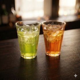 【LITE】こだわり緑茶のキンミヤ焼酎割り(和紅茶べにふうき)