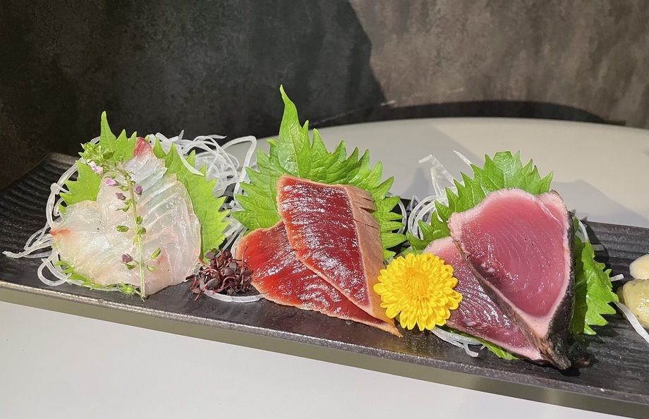 江戸前仕込みのお刺身3種🐟