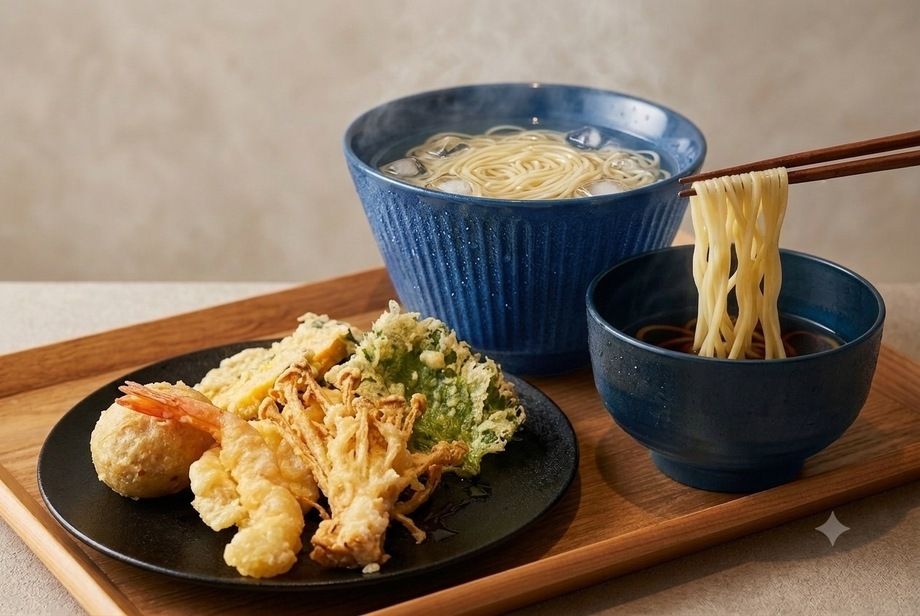 【✨The和食✨】天ぷらの極上冷やしカツオつけ麺