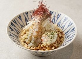 【単品】冷製麻辣まぜそば 〜神の海老〜🦐