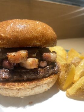 きざみベーコンバーガー