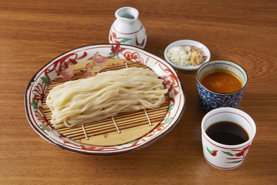 せいろうどん / 温かけうどん