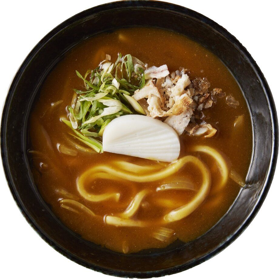 かすカレーうどん