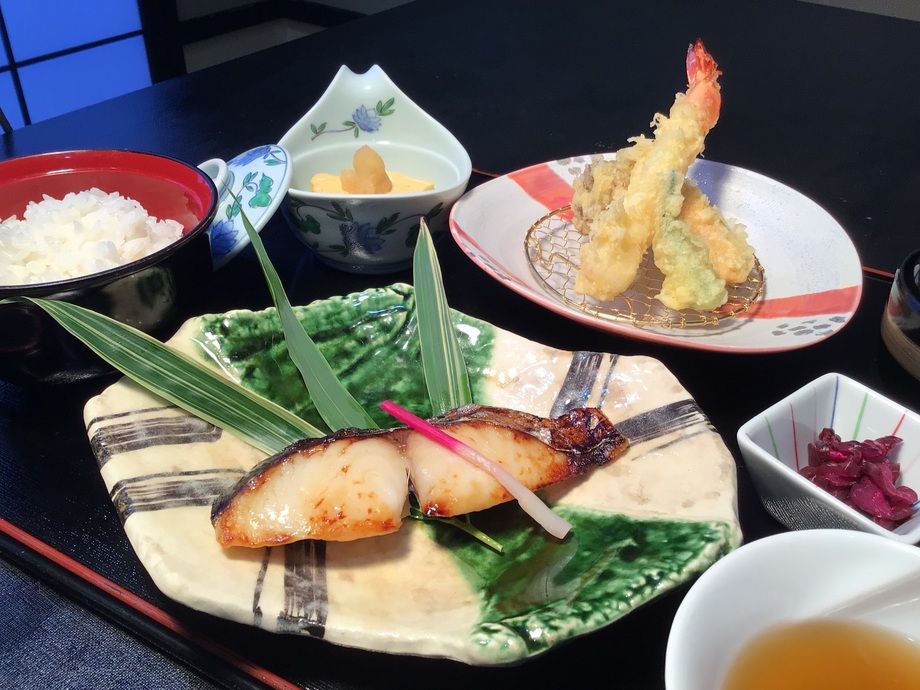 鰆幽庵焼きのセット　　（季節のセットメニュー）（1,400円＋税　　1,540円）