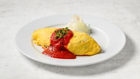 昔ながらのオムライス