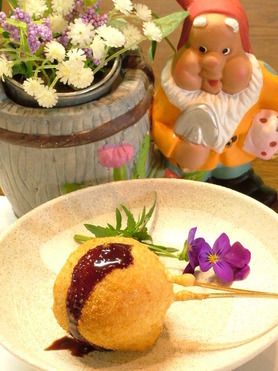 アイスクリームの串揚げ