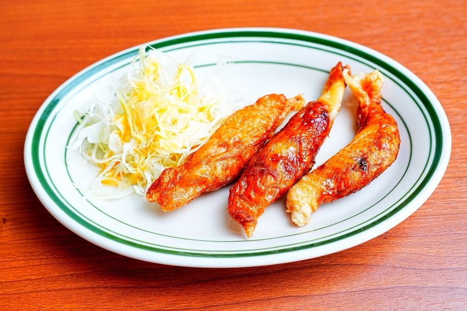 鶏皮餃子