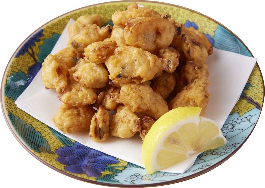 大粒あさりの唐揚げ