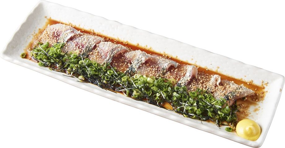 自家製漬けダレの 胡麻サバ