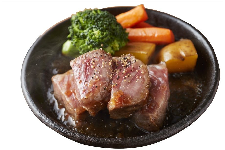 米沢牛小鉄板 サイコロステーキ