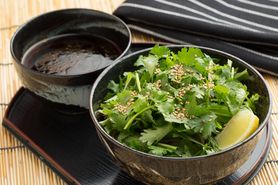 パクチーつけ蕎麦