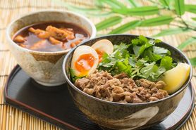 よくばりパクチーつけ蕎麦