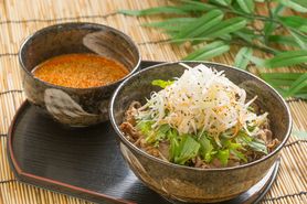 坦々肉つけ蕎麦