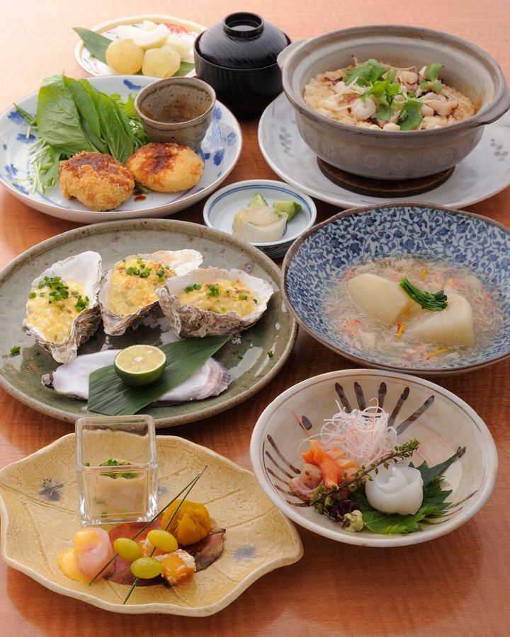 大将おすすめ季節のお任せコース　