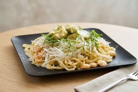 🥑アボガドとエビの和風クリームパスタ🍝