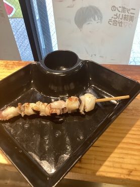 イカ下足の串焼き