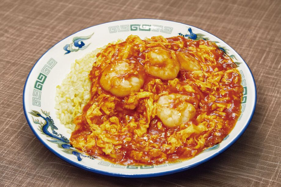 海老チリ玉子炒飯