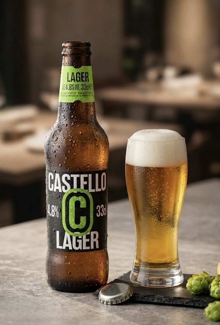🍺イタリアン・プレミアムラガー Birra Castello（ビッラ カステッロ）
