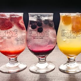 ゴロッと果実！フルーツソーダ