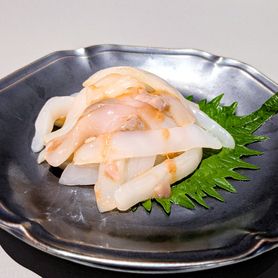 イカ刺し肝和え