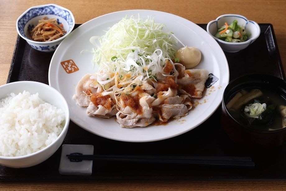 豚の冷しゃぶ定食