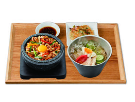 サムギョプサル石焼+冷麺チヂミセット