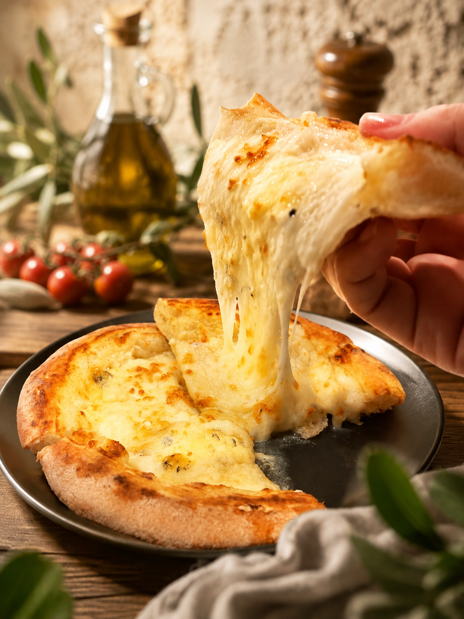 とろ〜りチーズ🧀のクワトロフォルマッジ🍕ハチミツ付き🐝