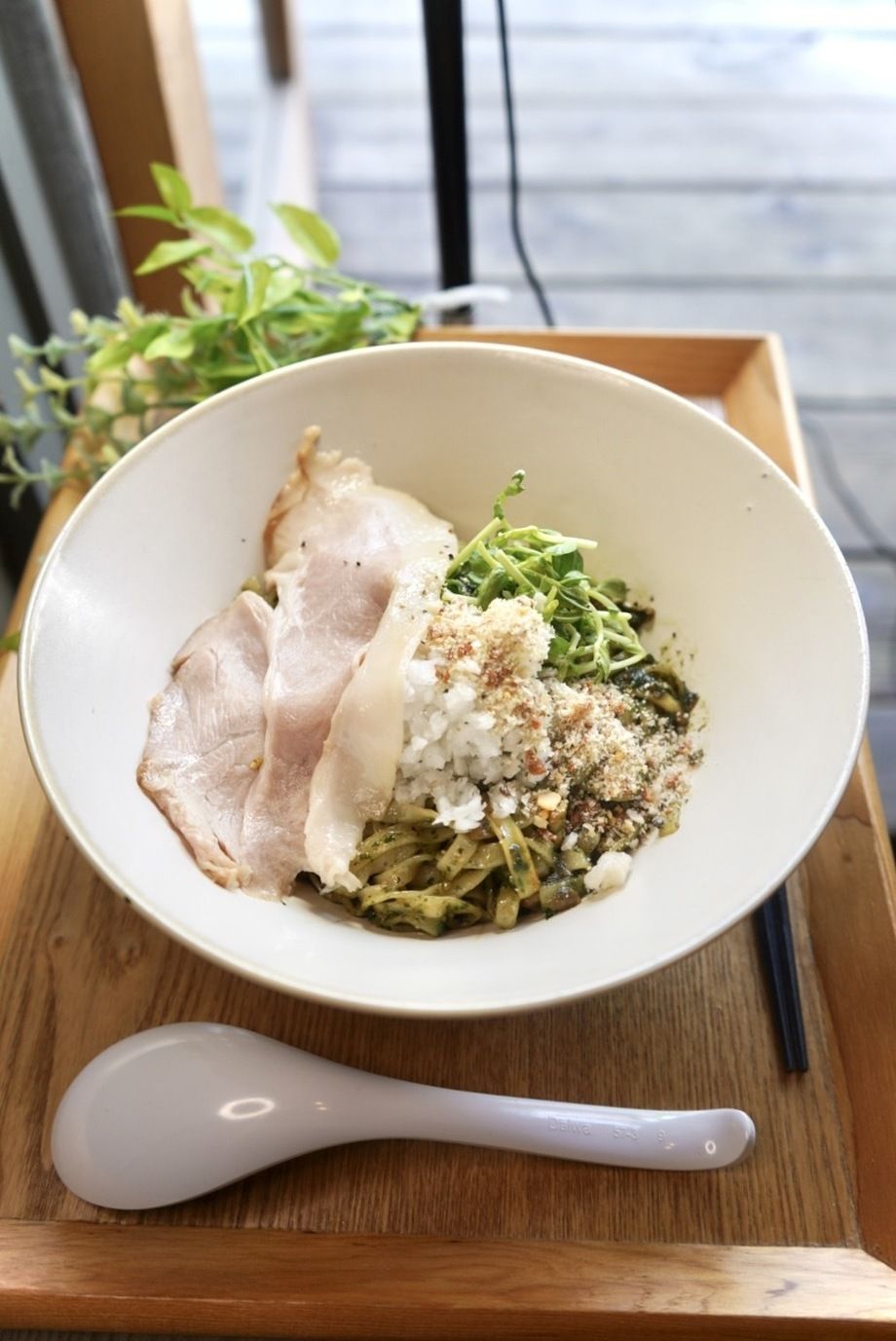 【✨lunchセット✨】本気のジェノべーぜまぜそば🌿‬ 