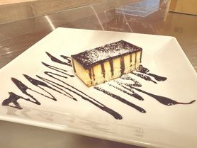 リンゴのプリンケーキ