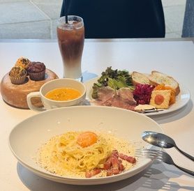 +かなりお得なパスタコース(お好きな単品パスタ、ドリンク、前菜盛り、スープ、デザート)