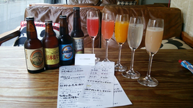 国産クラフトビール、カクテル等