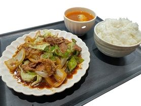 黄金甘タレ野菜炒め定食