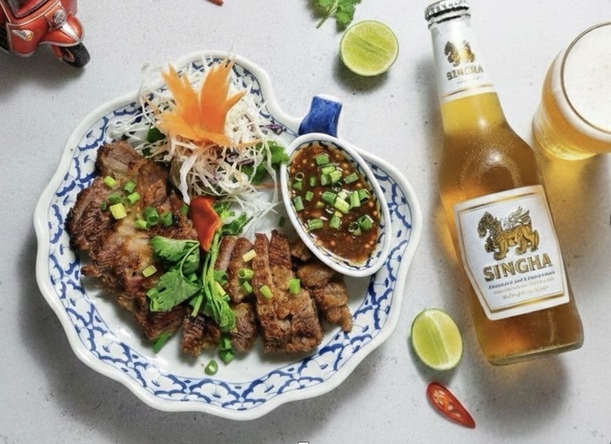 スアローンハーイ＋ビール１本　お得セット　Sua Long Hai + Beer  SET