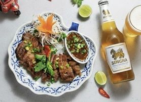 スアローンハーイ＋ビール１本　お得セット　Sua Long Hai + Beer  SET