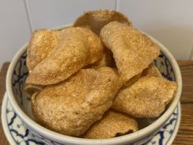 カオ クルアップ KHAO KREAB    ข้าวเกรียบกุ้ง