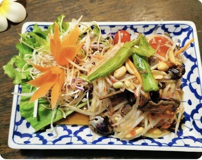 ソムタム プー パラー Som Tam Poo-Plala     ส้มตำปูปลาร้า 