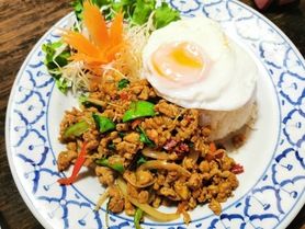 カオ ガパオ Kao Gapao   กะเพรา     