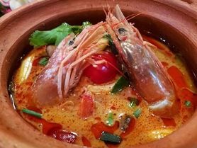 トムヤム クン/タレー  Tom Yum Kung / Talay  （Soup)