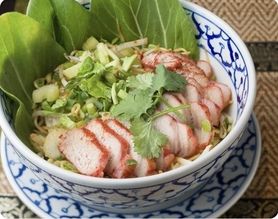 バーミー ヘーン ムーデーン Bamee Haeng Mu Daeng    บะหมี่แห้งหมูแดง 