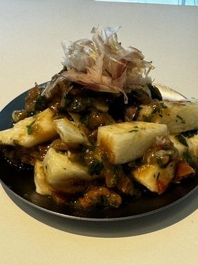 長芋梅和え