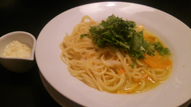 農園野菜のペペロンチーノ